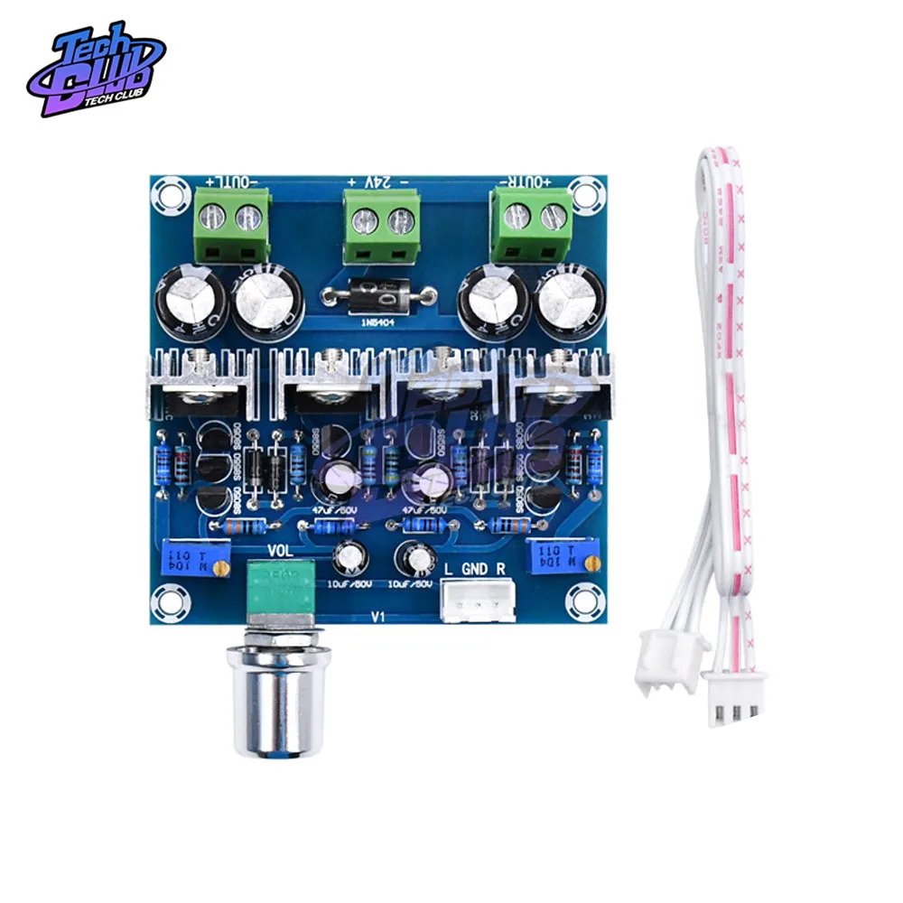 

DC 24V 15Wx2 Dual Channel Stereo Power Amplifier Module XH-A851 15W+15W Mini Analog Audio Conveter Sound Amplificador