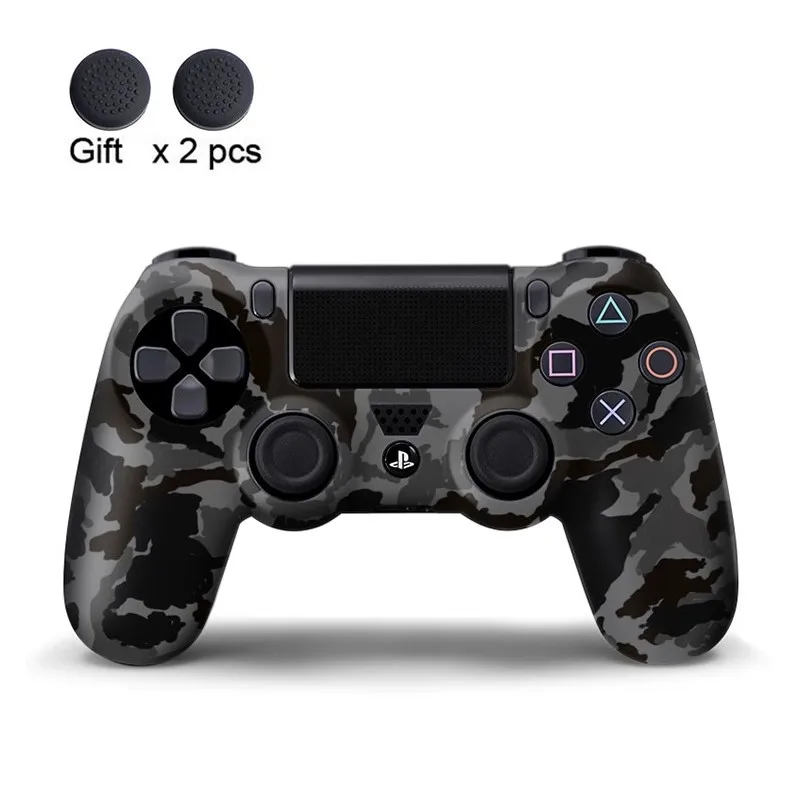 16 PS4 камуфляж силиконовый контроллер кожи чехол нескользящий дизайн ручка держатель оболочка для playstation 4/Slim/Pro геймпад - Цвет: 16