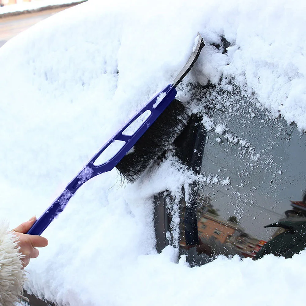 RUNDONG высокое качество 2 в 1 Лопата автомобиль прочный скребок для снега и льда щетка для снега удаление лопаты для зимних инструментов для автомобиля