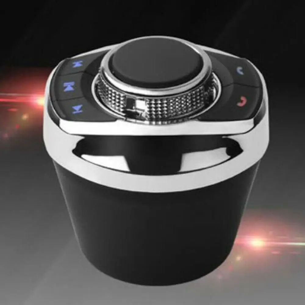 New Cup Shape With LED Light 8-Key Functions Car Wireless Steering Wheel Control Button For Car Android Navigation Player