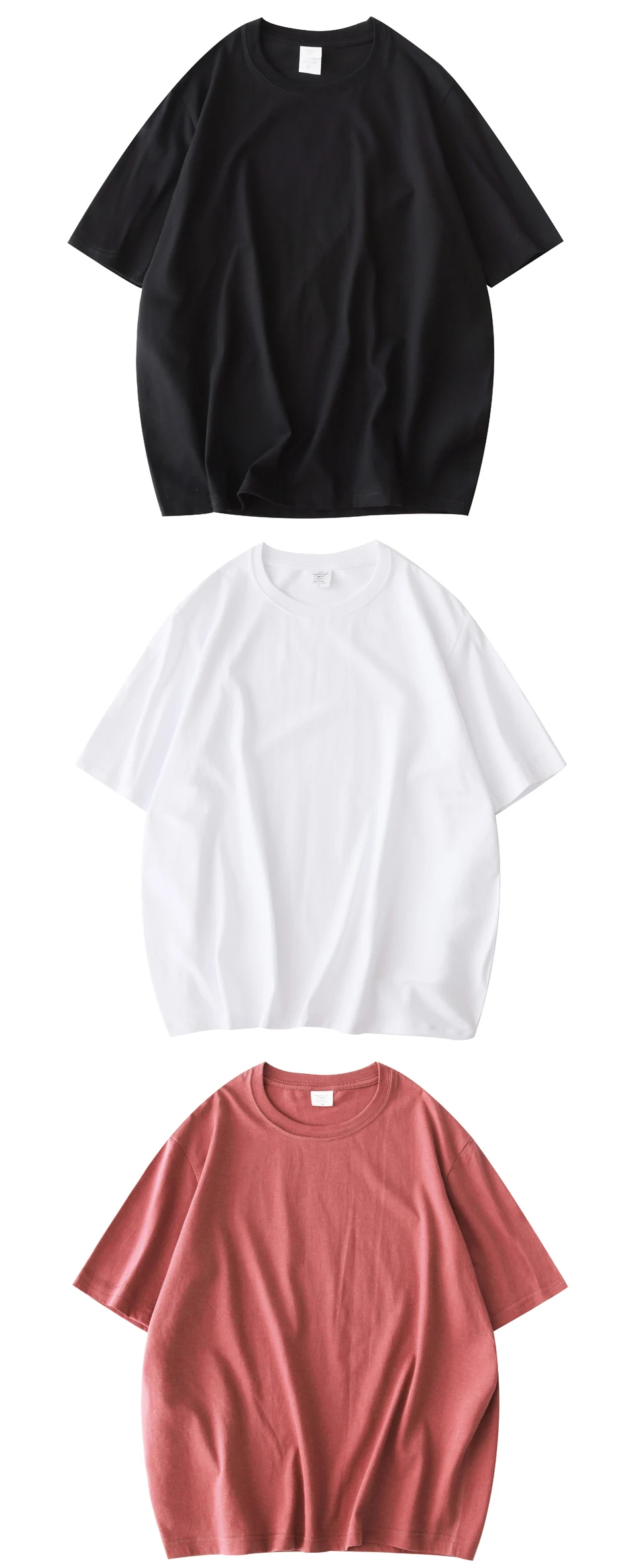 WAVLATII Neue Herren-T-Shirts aus Baumwolle, dunkelgrün, kurzärmelig, Sommer, einfarbig, lässige T-Shirts für Herren, WMT2101 – Detail 3