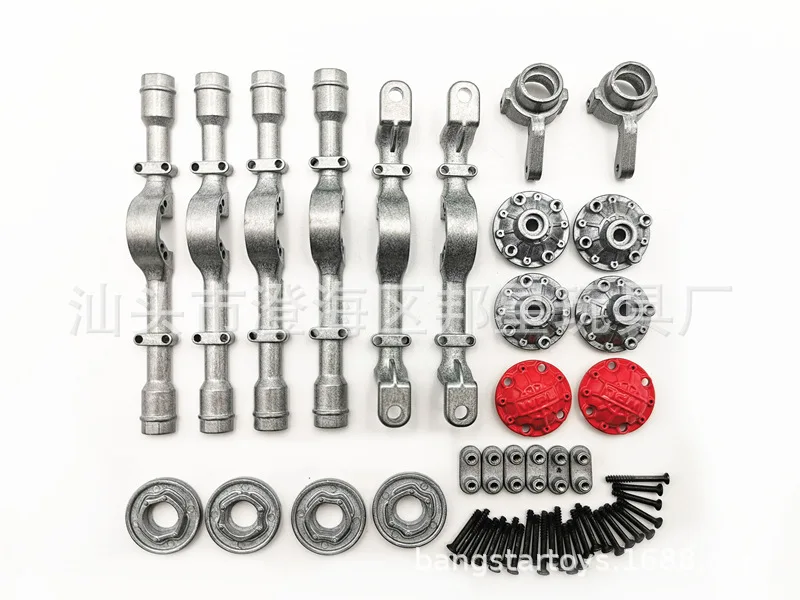 

Wanpy long WPL Four-Wheel Drive Six Drive jun ka Pickup Upgrades RC Parts Metal Front And Back Assembly Bridge Shell