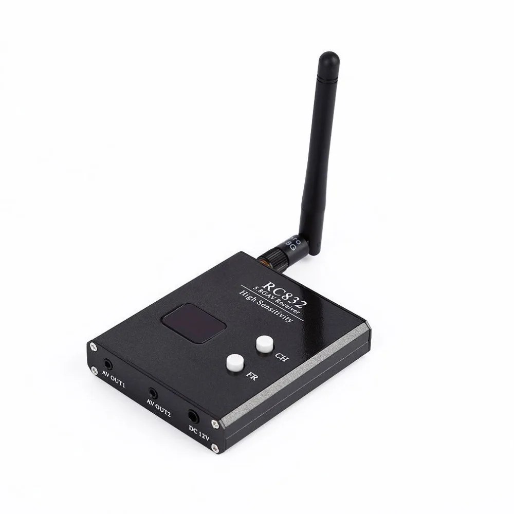 5.8G 48CH TS832 AV Transmitter& RC832 Receiver Wireless Audio/Video Image Transmission Receiver System for FPV Drone Quapcopter