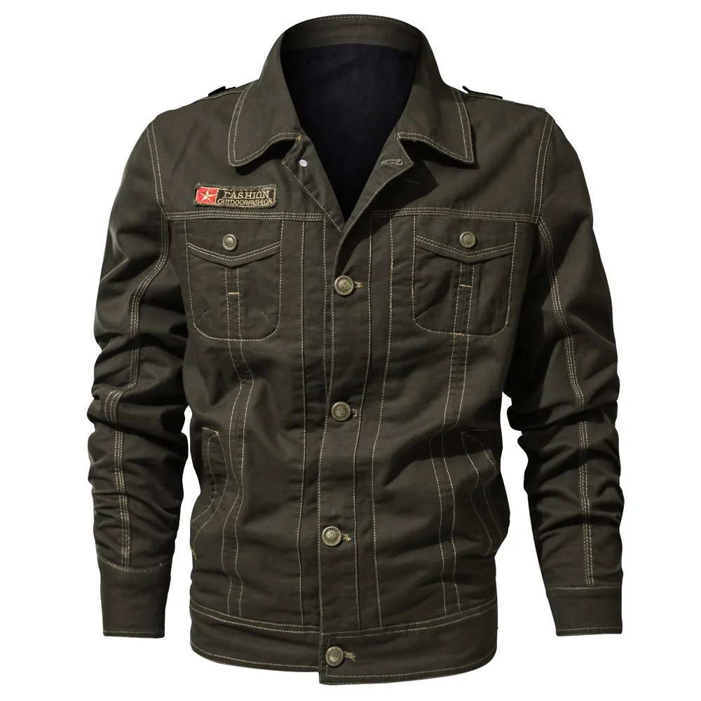 

Male Jacket Coat Tactical Army Jackets Men's Cotton Coat Spring Autumn Outwear