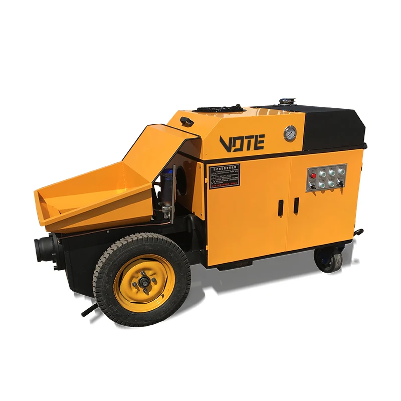 Electric Concrete Pump Truck Machine Mini Hydraulic Diesel Trailer Mounted Factory Supply Portable - Image 2