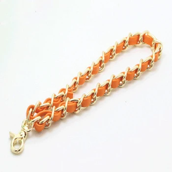 

DIY Metal Bag Chain Handbag Shoulder Bags Straps Buckle Handle Black Gold Silver Bags Straps Accessories