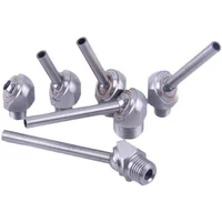 1/4" 1/8" CNC Milling Machine Cooling Nozzle High Pressure Universal Nozzle Oblique/bend/ Straight Nozzle 2