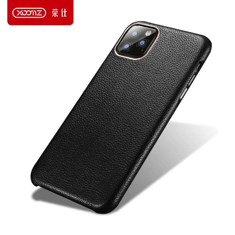 Роскошный чехол-накладка из натуральной кожи для iPhone 11 Pro Max деловой мужской чехол