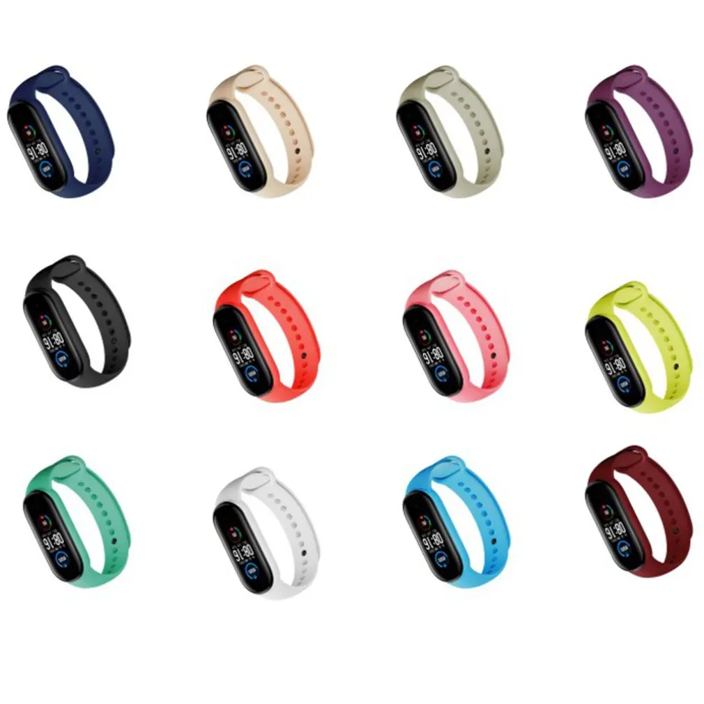 Новый Xiao mi Band 5 Оригинальный Mi браслет для 3/4/5 Смарт часы Bluetooth спортивные