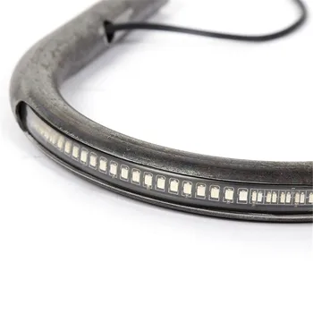 

Modified Universal Cafe Racer Seat Frame Hoop Loop Brat Style with LED Brake Turn Singal Light for Honda Yamaha Suzuki
