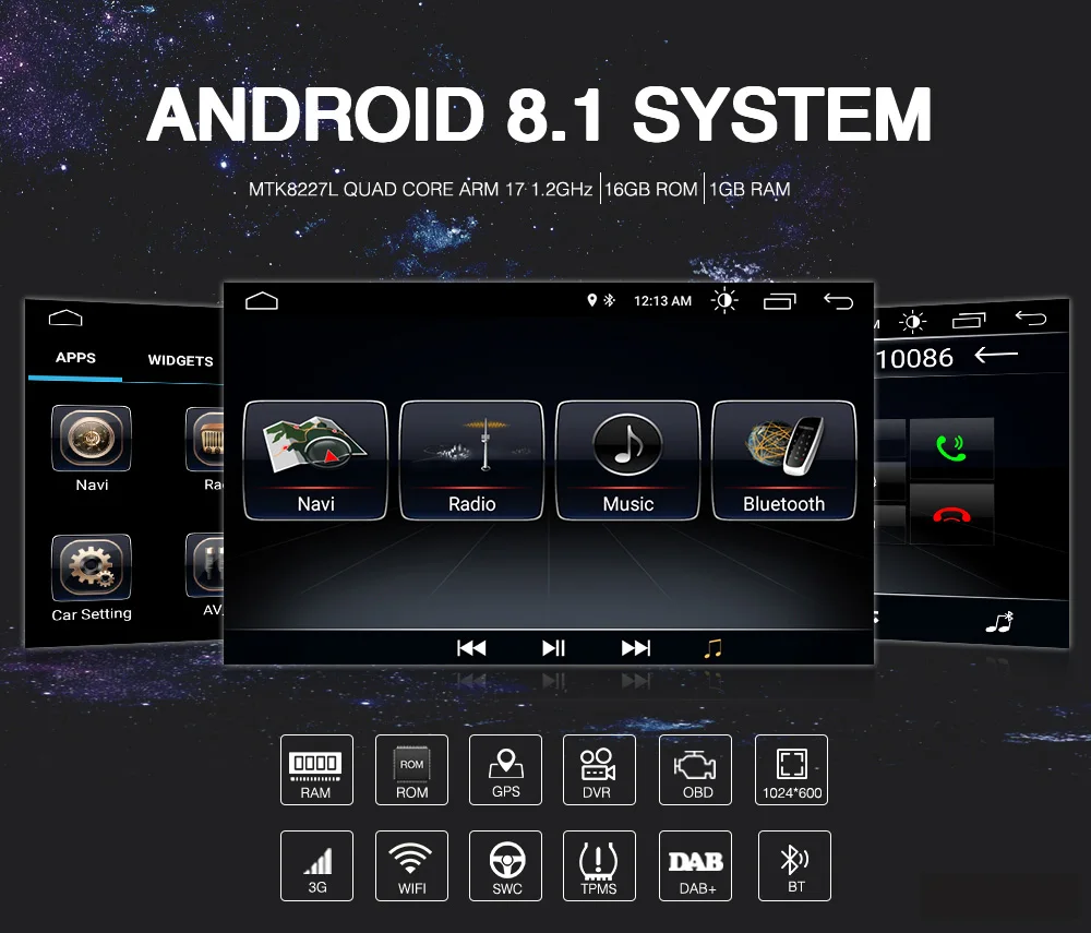 Discount EU warehouses 9" Android 8.1 Car radio GPS Navigation for VW Skoda Octavia golf 5 6 touran passat B6 jetta polo tiguan WIFI BT 2