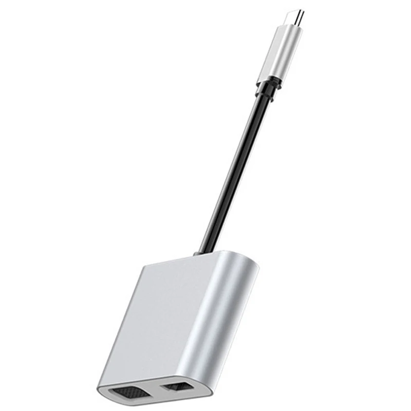 Тип c концентратор USB C док-станция Тип c к HDMI USB3.0 VGA PD адаптер для MacBook samsung huawei Тип c конвертер 3 в 1 - Цвет: type c to hdmi