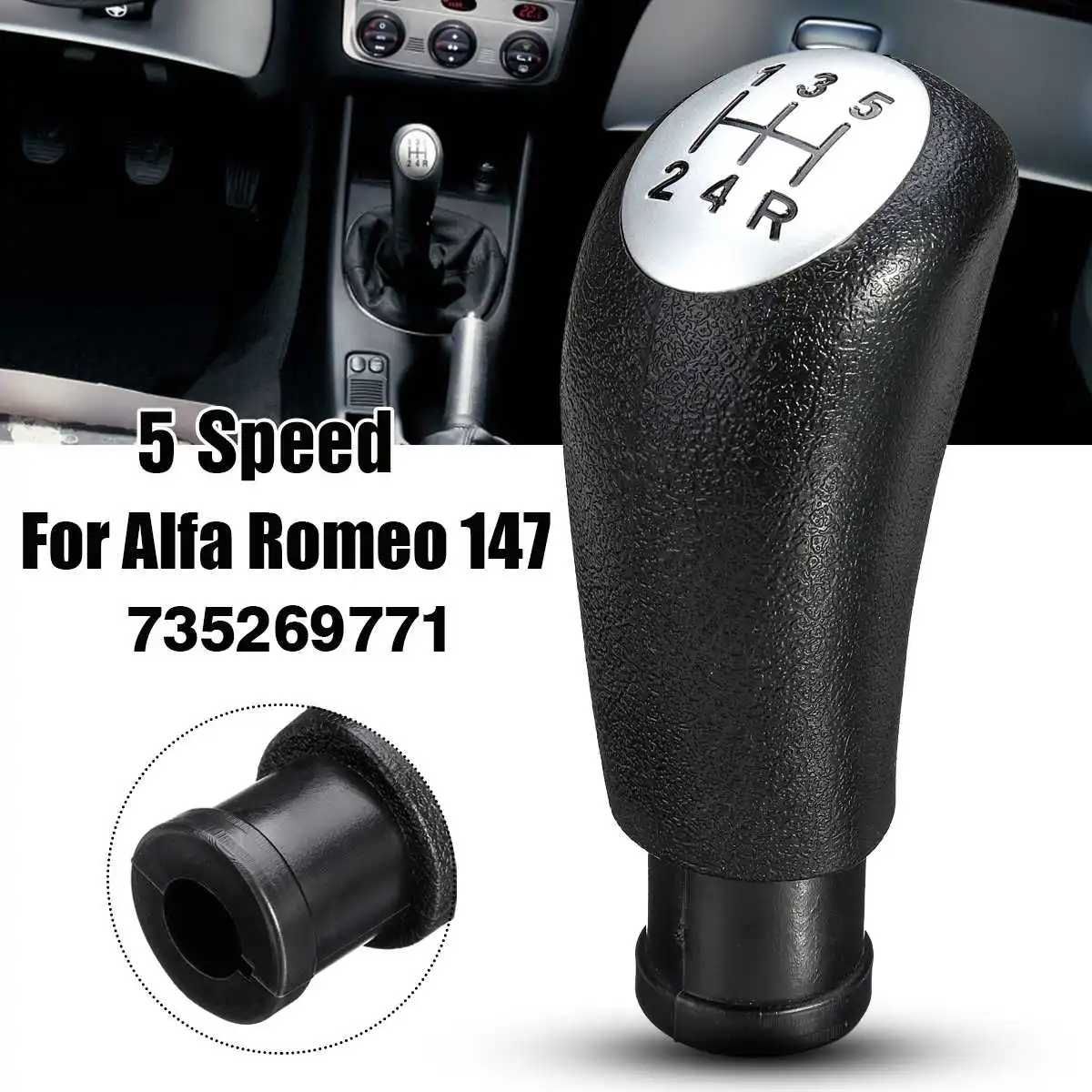 5 скоростей автомобиля ручной рычаг переключения передач авто аксессуары для Alfa Romeo 147