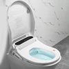 Ecofresh U O shap Intelligent Toilet Seat Electric Bidet Cover Smart Bidet Heated Toilet seat Led Light Wc smart toilet seat lid ► Photo 2/6