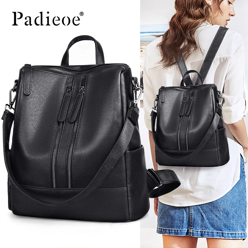 

Padieoe mini backpack bags for women backpack waterproof school bookbag canvas Retro fashion travel luxury