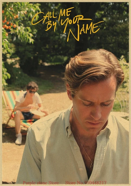 Award Winning Film Call Me By Your Name Kraft Paper Poster Bar Cafe High Quality Printing Drawing Core Decorative Painting Painting Calligraphy Aliexpress