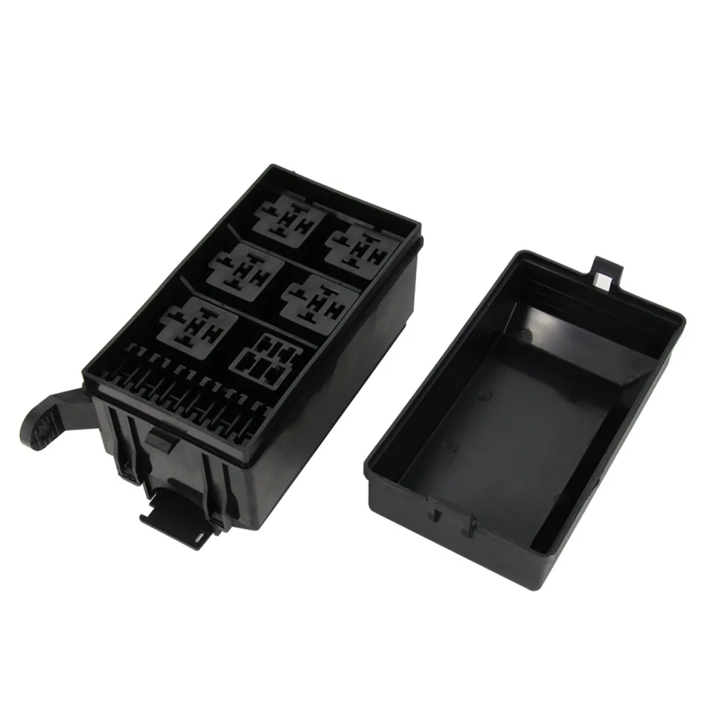 6 Way Auto fuse box assembly With terminals and fuse ,Auto car insurance tablets box mounting bo,Auto Relays Box