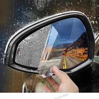 

Lsrtw2017 Nano Car Window Rearview Rain Film for Audi A4 A5 A6 Q3 Q5 Q5 A3 Q7 Accessories anti-water anti-rain sticker mirror
