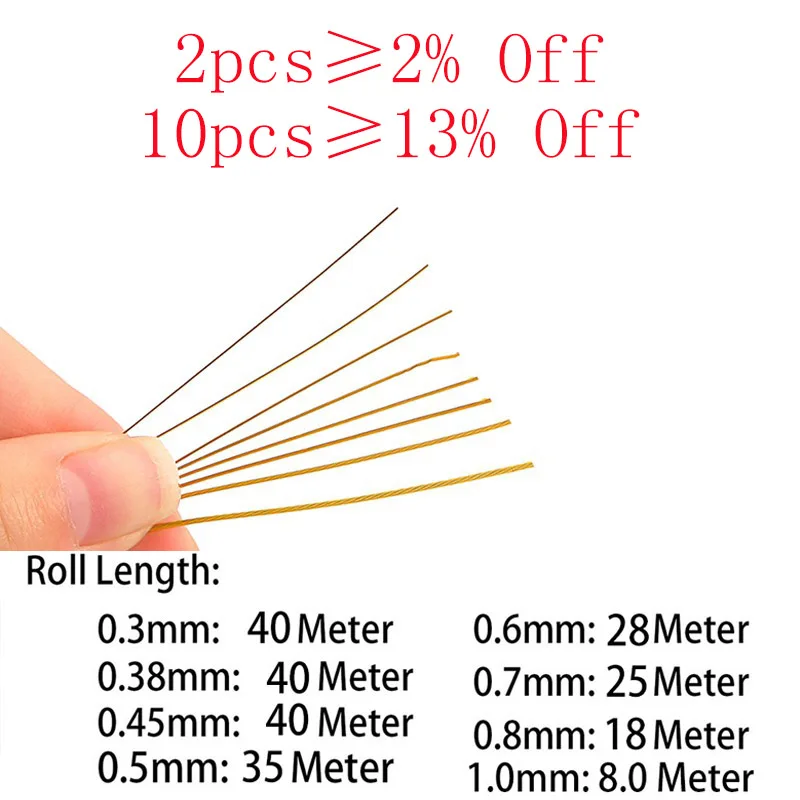 Nylon Beads Wire Rope Thread 0.3-0.8mm Fishing String String Craft DIY  Jewelry