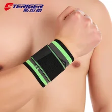 Прямые поставки спортивный бандаж фитнес тяжелая атлетика Twining напульсники Баскетбол волейбол под давлением дышащий браслет на заказ