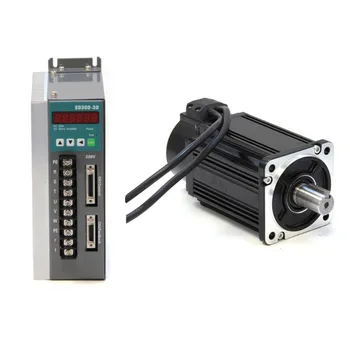 

750W servo motor set AC 220V 80ST-M02430 servo motor drive 3000rpm 2.4Nm