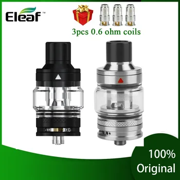 

Original Eleaf Pesso Atomizer 5ml Capacity EF-M 0.6ohm Head & EF 0.3ohm Atomizer Core fit Eleaf iStick T80 Mod Ecig Vape Tank