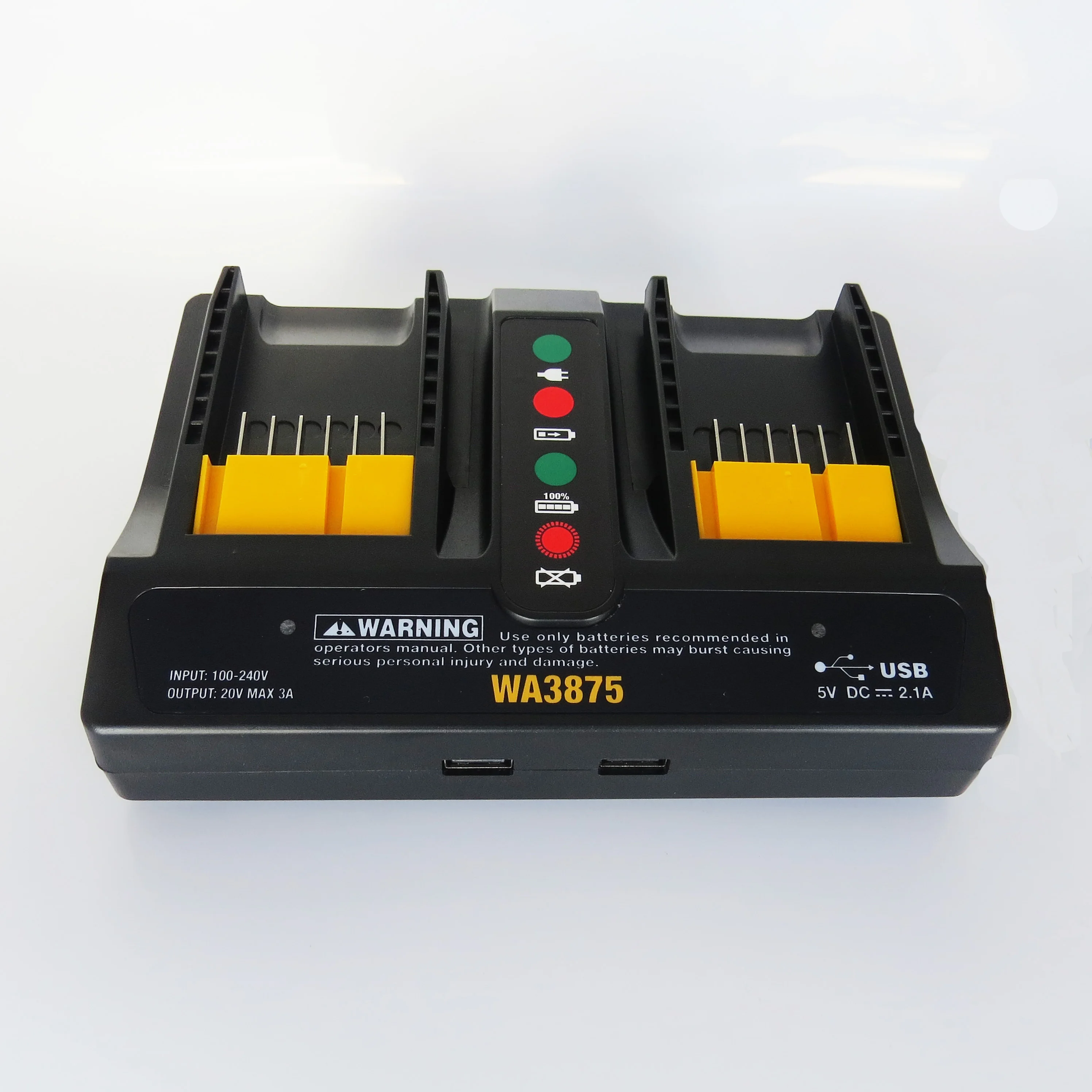 Новейшее литий ионное зарядное устройство для Worx 20V. WA3742 WA3732 WA3875 Быстрая зарядка 3A