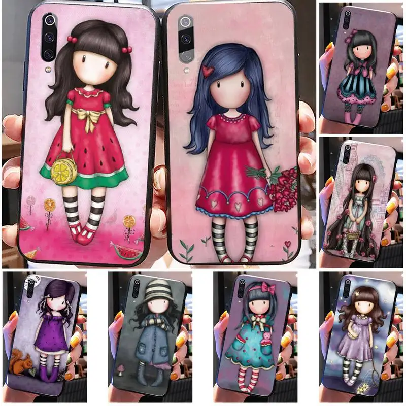 

Cartoon Girl Santoro Gorjuss Phone Case for xiaomi mi 8 9 8SE 9SE 8Lite mix2 2S max2 3 Pocophone F1