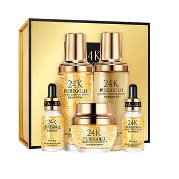 

A Set Of Essence Gold Hyaluronic Acid Skin Care Natural Repair 24k Gold Cosmetics Serum Skin Hydration Face Care Essence