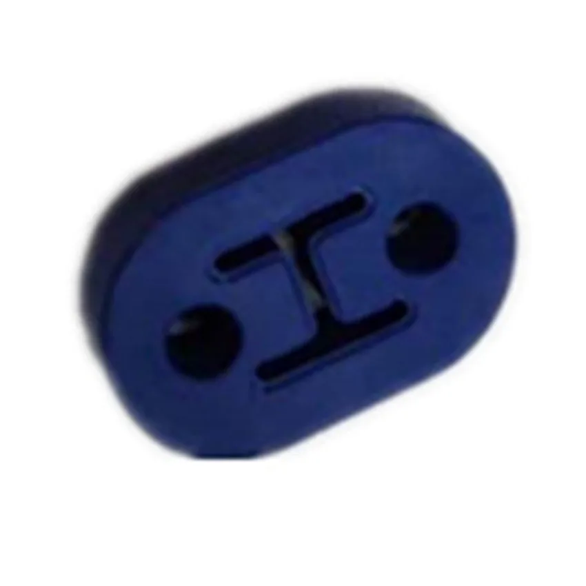 2 Holes BLUE SPSLD Универсальный Автомобильный наконечник выхлопной трубы Крепление Вешалка резиновый кронштейн 2/4 отверстия Замена - Цвет: 2 Holes BLUE