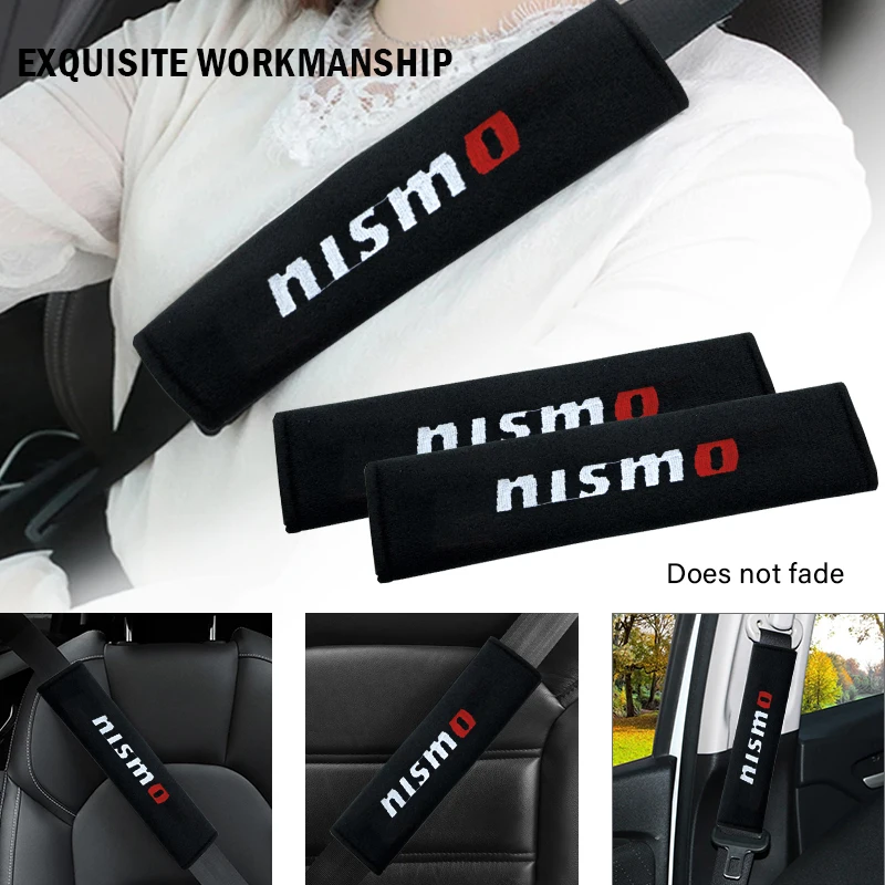 2pcs Car Interior Protection Seat Belt Cover Car Styling for Nissan