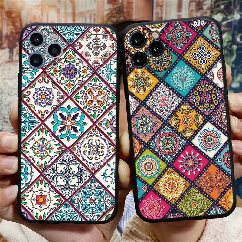 3D Матовый чехол с тиснением для iPhone 7 Чехол 6 6S 8 Plus X 5 5S SE 10 11 Pro XS Max XR TPU задняя крышка