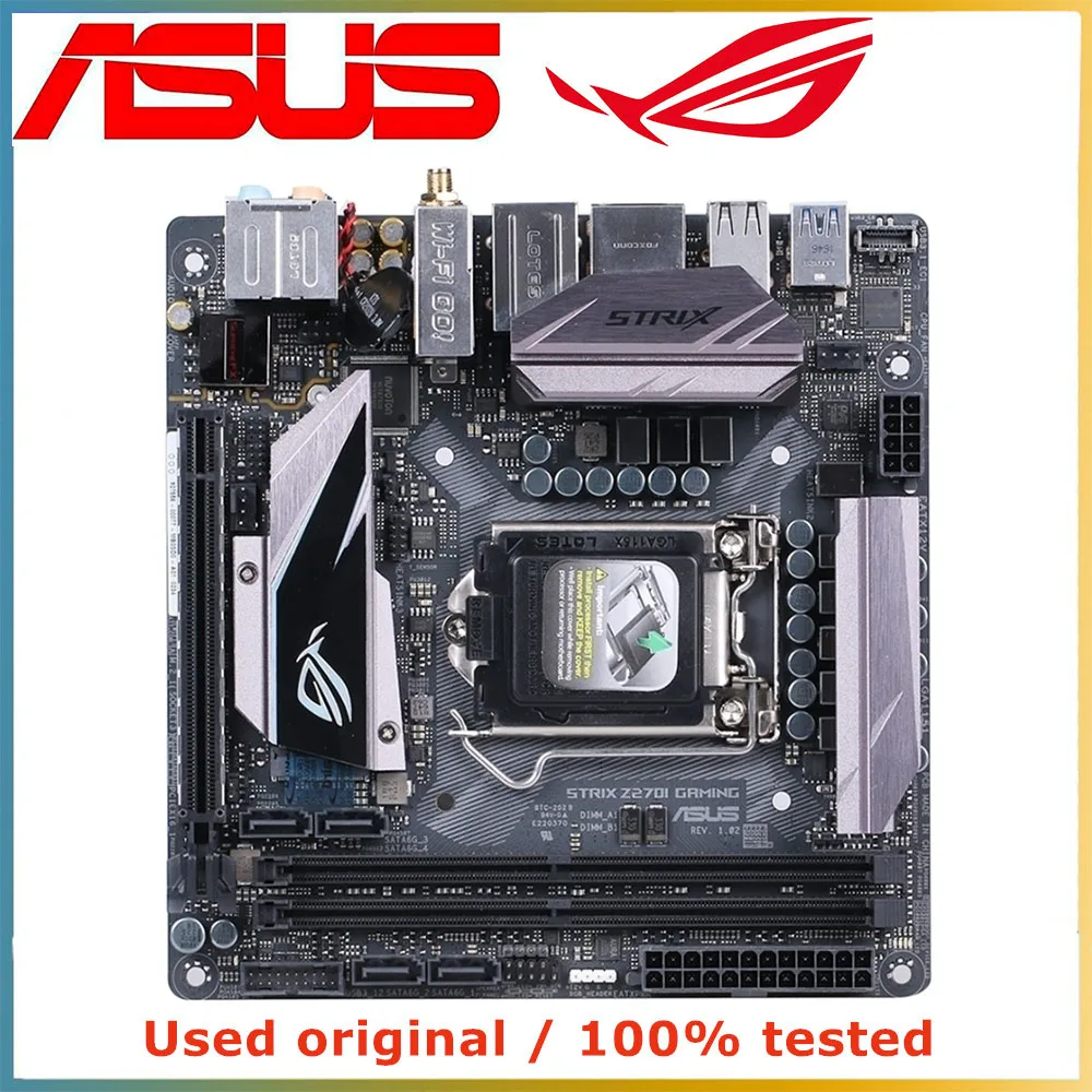 ITX For Intel Z270 LGA 1151 CPU For ASUS ROG STRIX Z270I Gaming