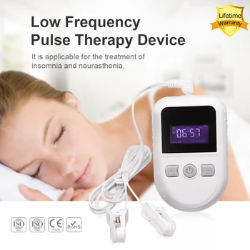 

Sleep Device Electrotherapy Stimulator New Insomnia Treatment 6 Levels Adjustable 110v~240v Rechargeable Free Shipping
