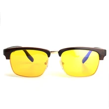 Gudzws Vision Blue Light Shield компьютер телефон очки анти синий свет УФ Защита Классический Прямоугольник пластиковая рамка желтый объектив