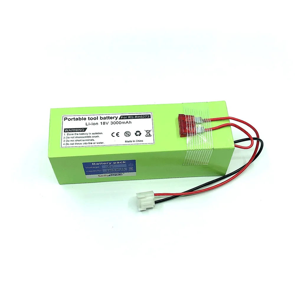 3000mAh для Rowenta 18V Air Force Экстремальный вакуумный литий-ионный аккумулятор RS-RH5273 RSRH5273 RH8812WH RH8813WH RH8815WH RH8817WH