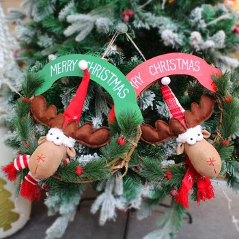 

Christmas Garland Christmas Wreath Decoration Christmas Party Decoration Pendant
