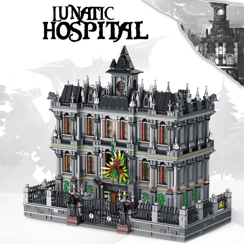 MODULAR BUILDING PANLOSBRICK 613002 Lunatic Hospital with 7527 Pieces