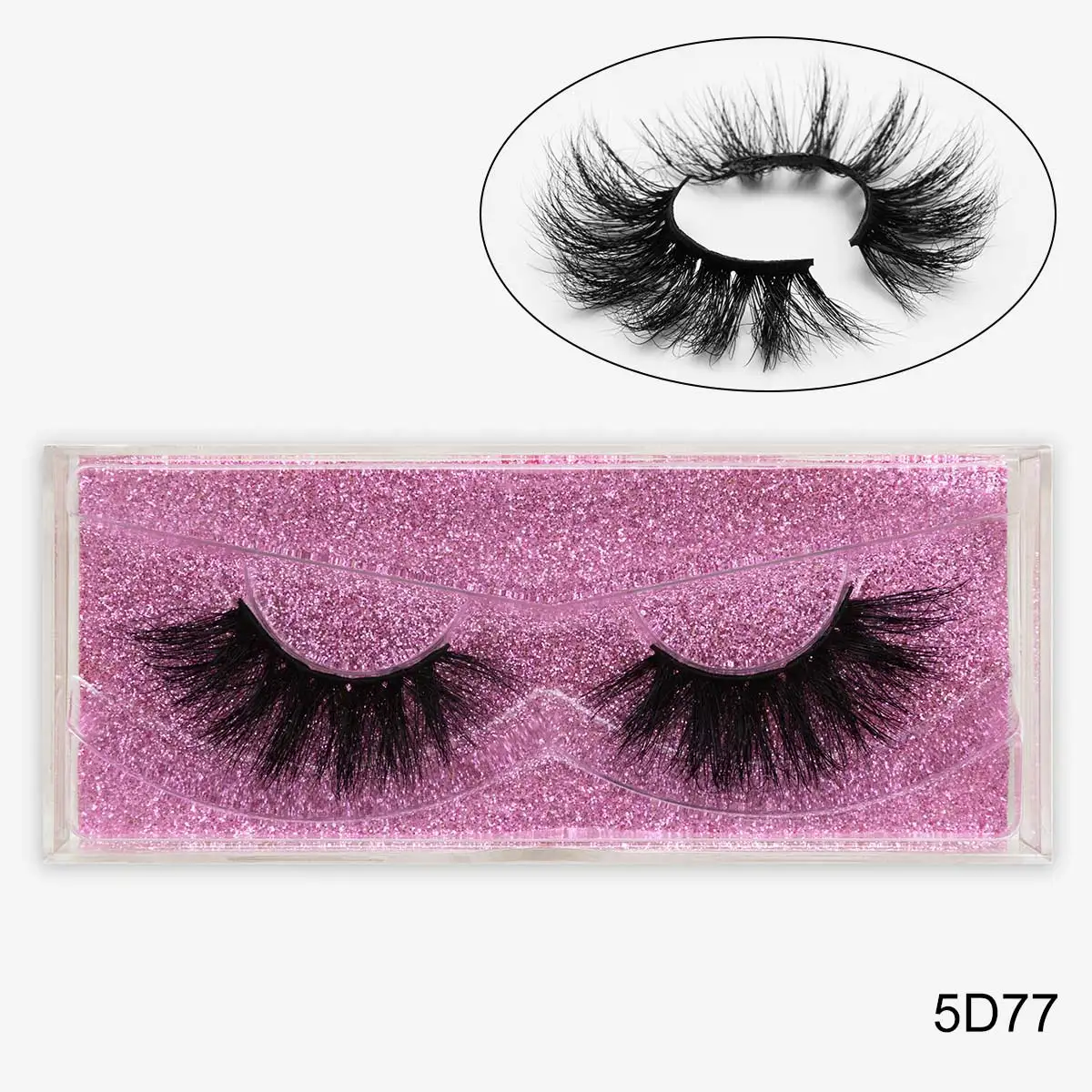 SEXYSHEEP Mink Lashes 3D Mink Eyelashes Cruelty free Lashes Handmade Reusable Natural Eyelashes False Lashes Makeup - Цвет: 5D77