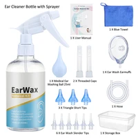 Ear Cleaner Bottle with Sprayer Water Irrigation 500ml Wash Syringe Squeeze Bulb Safety Ear Wax Removal Tool for Kids Adults 2