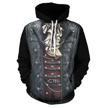 

3D Printed Skull Hooded Sweatshirts 2020 Men New Top-clothing Hoodies Novelty Loose Unisex Cosplay Costume Oversized 3XL-5XL