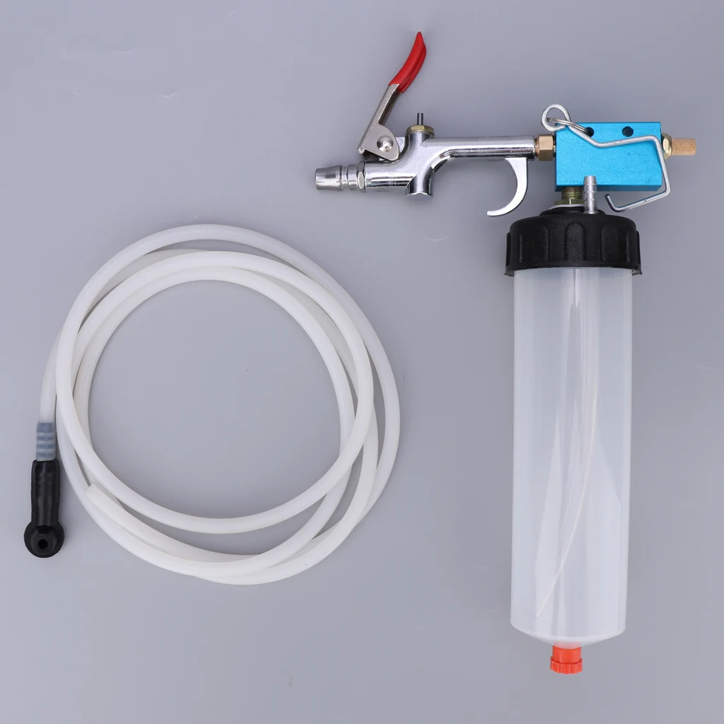 Universal Replace Brake Fluid Pump Oil Drained Tool Air - Extractor Bleeder Kit