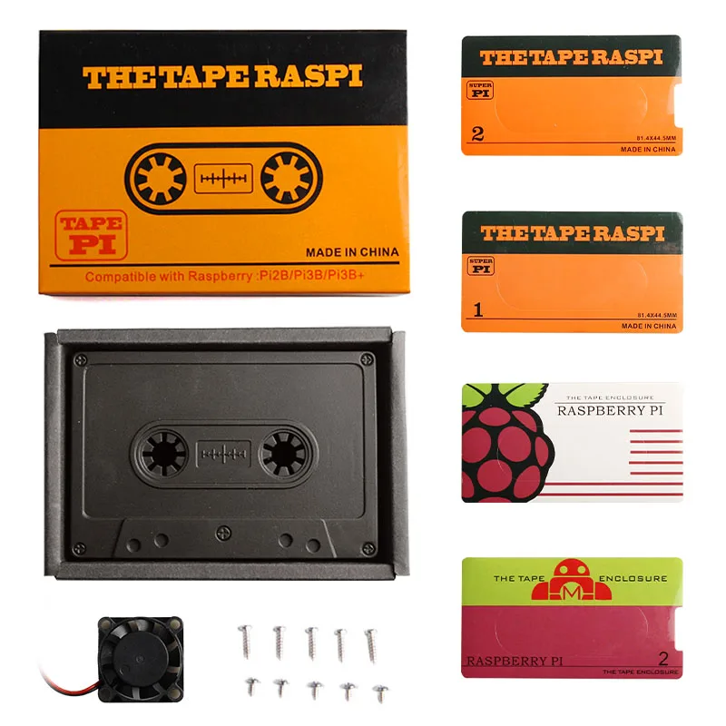 Магнитная лента чехол для Raspberry Pi чехол лента abs корпус коробка чехол дизайн для Raspberry Pi 3 Модель B+/3/2/B плюс