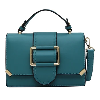 

Popular Female 2019 New Wave Korean Texture Messenger Bag Simple Fashion Portable Small Square Bag channels