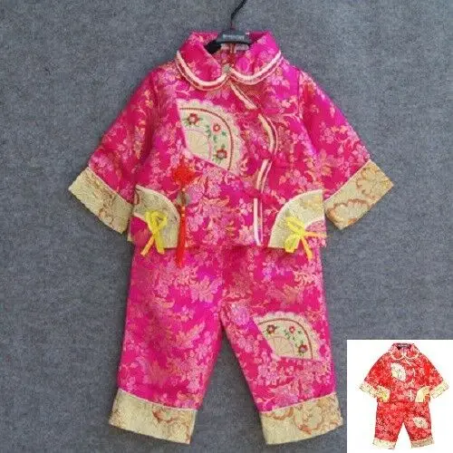 Национальная одежда для маленьких девочек костюм Hanfu Tang древний костюм нарядное платье костюм Одежда для маленьких девочек Одежда для новорожденных мальчиков