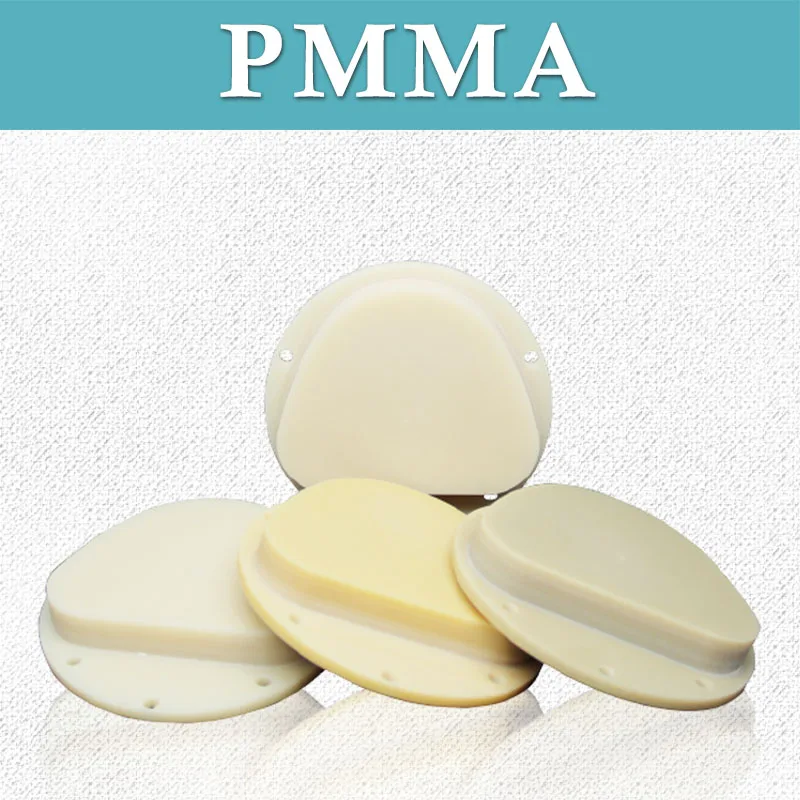 

5 pieces 71mm 20mm Amann Girrbach PMMA monochrome disc single color PMMA for dental temporary crown bridge