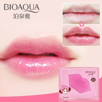 

BIOAQUA Collagen lip mask patch fades lip wrinkles moisturizes exfoliates lip protection prevents dryness lip care