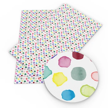 

David accessories 20*34cm Flowers Faux Synthetic Leather Fabric, DIY Sewing Hair Bow Bag Crafts Material,1Yc12005