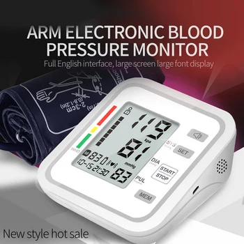 

Blood Pressure Monitor Home health care Pulse measurement tool Portable LCD Meter for Measuring Blood Pressure And Pulse Rate