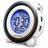Digital Alarm Clock Time Date Display Twin Bell Very Loud for Heavy Sleepers Dual Alarm Blue Backlight for Teens 3